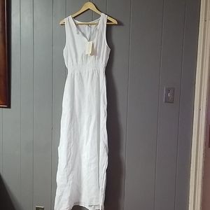 white linen dress  Size 12